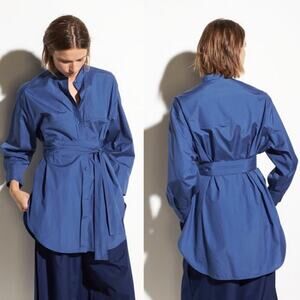 Vince oversized belted shirt tunic size medium‎